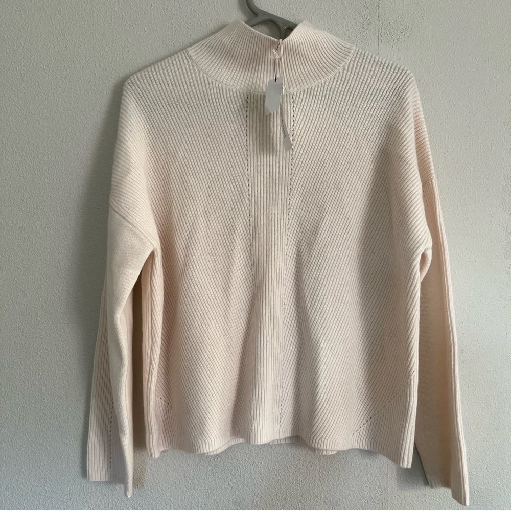 Haven Well Within Cream Cashmere Sweater Womens Medium Lounge Comfort